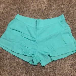 Never worn Aerie Linen shorts!